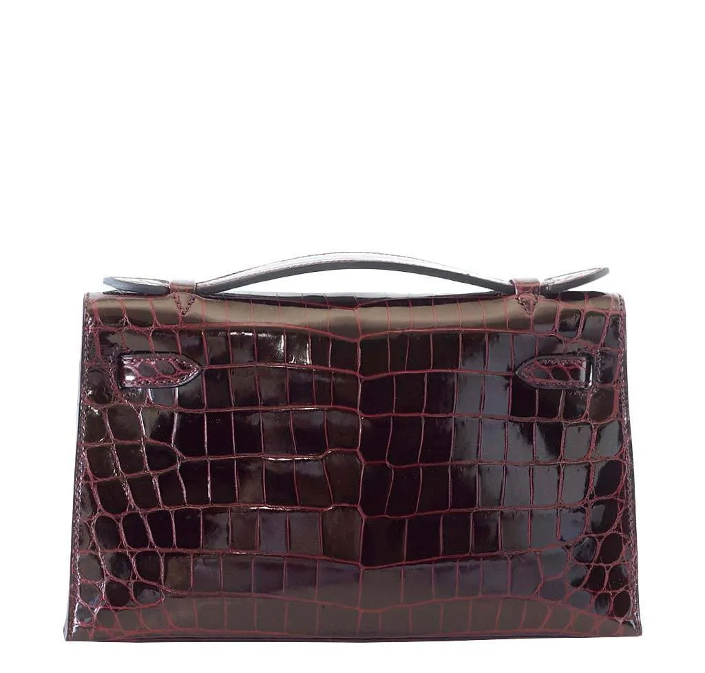 Hermès JPG Kelly Pochette Bordeaux Bag