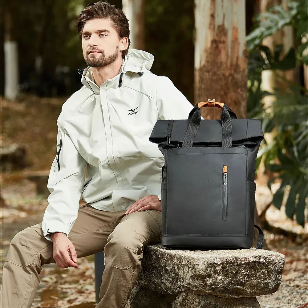 HEROIC KNIGHT 8070B Expandable Laptop Bag & Business Backpack with USB Charger