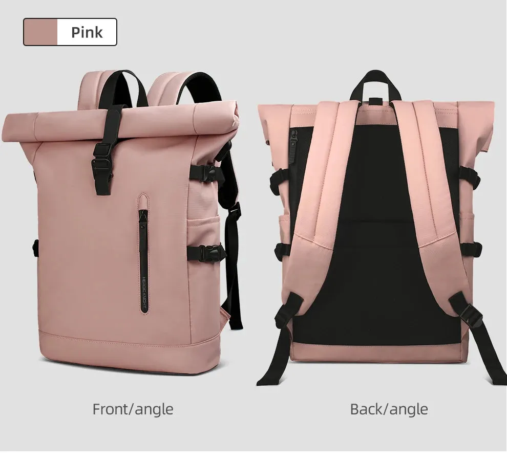 HEROIC KNIGHT 8448 Expandable Laptop Bag & Business Backpack with USB Charger