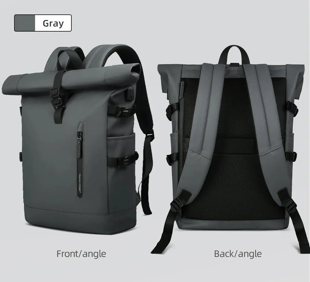 HEROIC KNIGHT 8448 Expandable Laptop Bag & Business Backpack with USB Charger