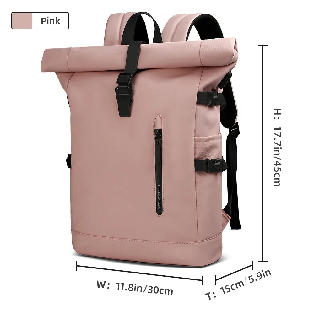 HEROIC KNIGHT 8448 Expandable Laptop Bag & Business Backpack with USB Charger