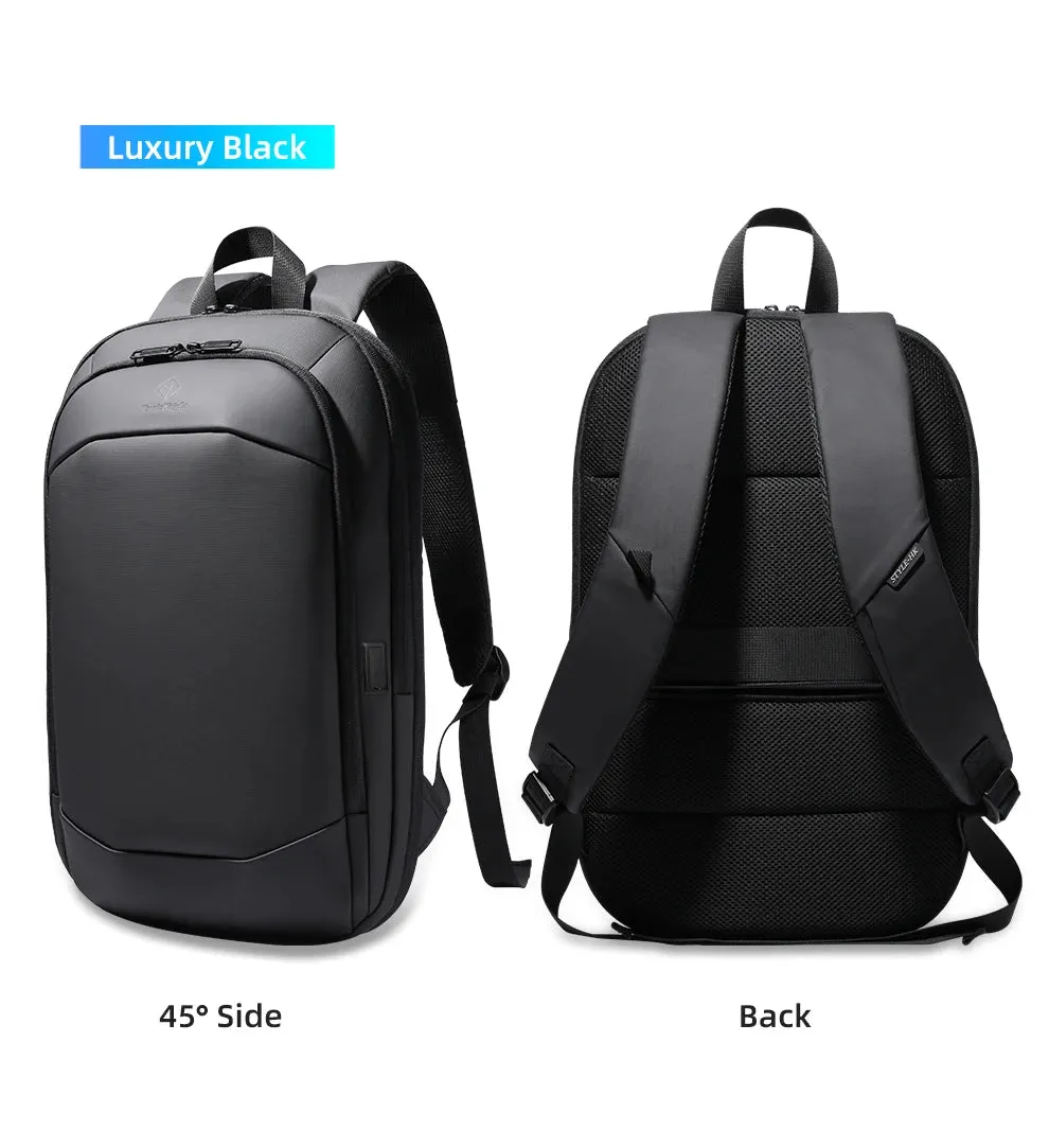 HEROIC KNIGHT 8787 Expandable Laptop Bag & Business Backpack with USB Charger