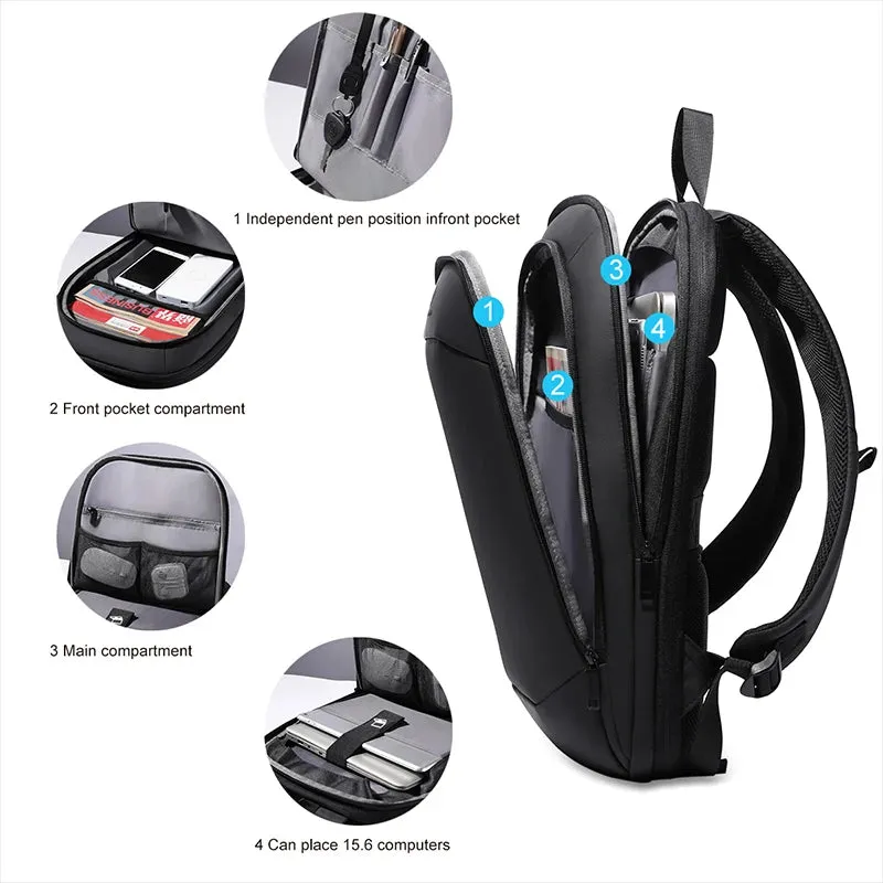 HEROIC KNIGHT 8787XB Expandable Laptop Bag & Business Backpack
