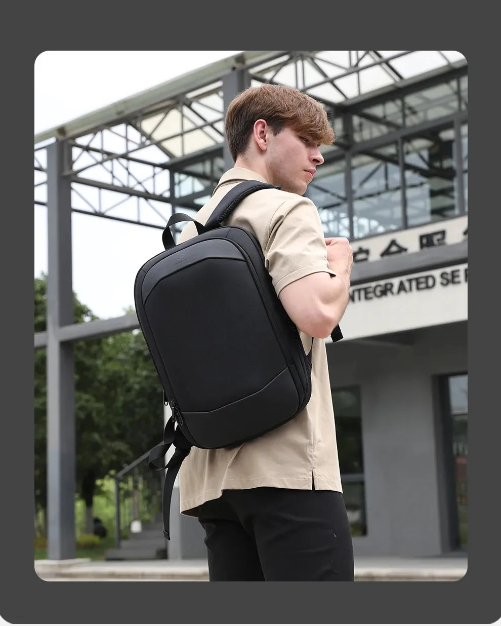 HEROIC KNIGHT 8787XB Expandable Laptop Bag & Business Backpack