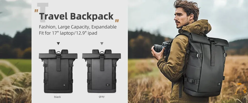 HEROIC KNIGHT 8787XB Expandable Laptop Bag & Business Backpack
