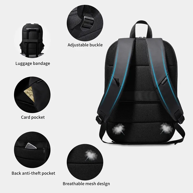 HEROIC KNIGHT 8787XB Expandable Laptop Bag & Business Backpack