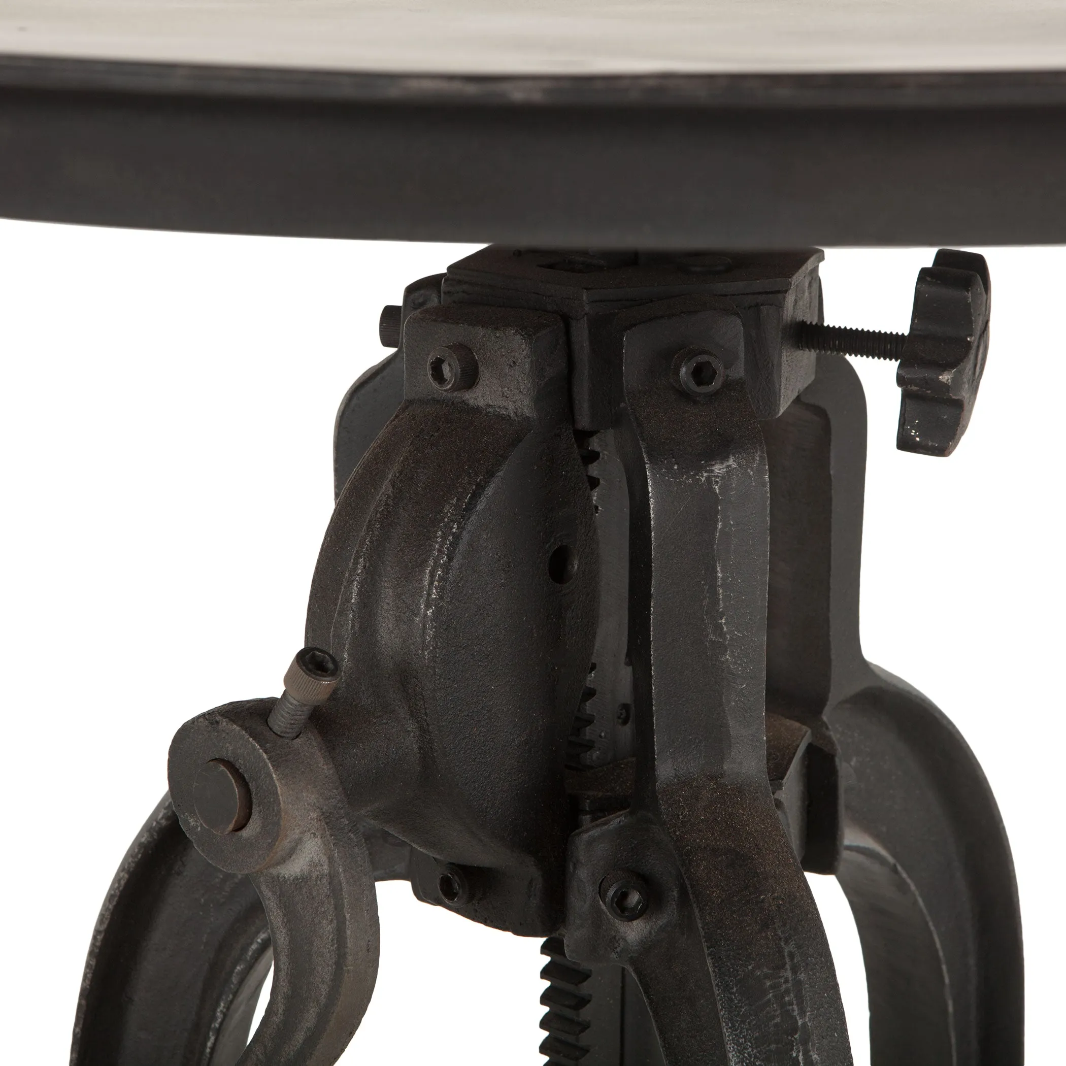 Hoover Mason Black Iron Side Table
