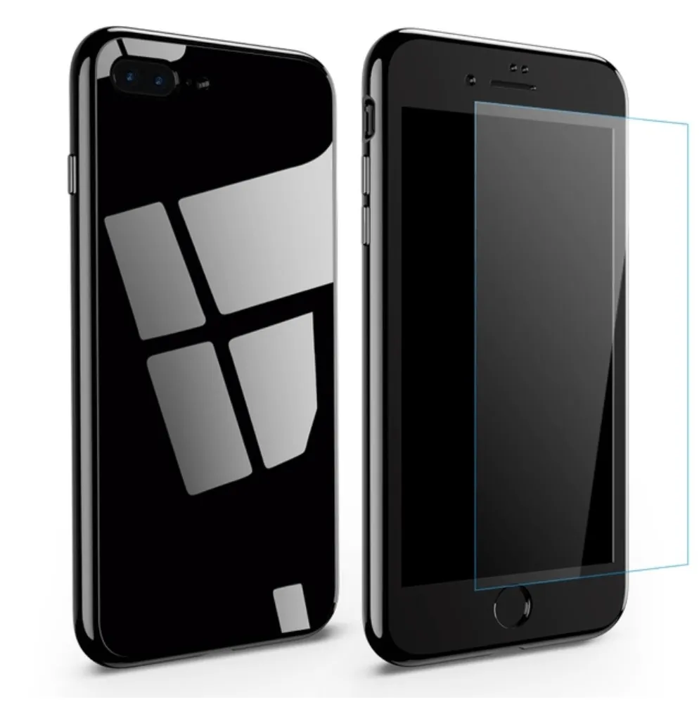 iPhone Magnetic Adsorption Case With Tempered Glass