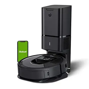 iRobot Roomba i7  (7550) Robot Vacuum with Automatic Dirt Disposal-Empties Itself, Wi-Fi Connected, Smart Mapping, Works with Alexa, Ideal for Pet Hair, Carpets, Hard Floors, Black