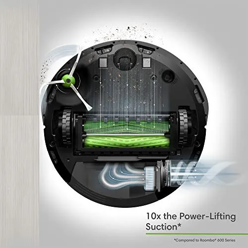 iRobot Roomba i7  (7550) Robot Vacuum with Automatic Dirt Disposal-Empties Itself, Wi-Fi Connected, Smart Mapping, Works with Alexa, Ideal for Pet Hair, Carpets, Hard Floors, Black