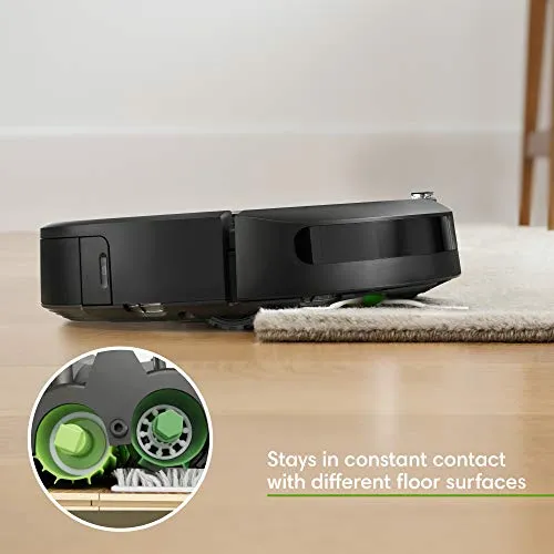 iRobot Roomba i7  (7550) Robot Vacuum with Automatic Dirt Disposal-Empties Itself, Wi-Fi Connected, Smart Mapping, Works with Alexa, Ideal for Pet Hair, Carpets, Hard Floors, Black