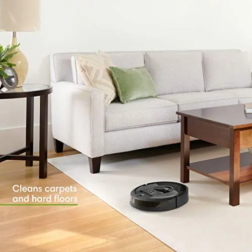 iRobot Roomba i7  (7550) Robot Vacuum with Automatic Dirt Disposal-Empties Itself, Wi-Fi Connected, Smart Mapping, Works with Alexa, Ideal for Pet Hair, Carpets, Hard Floors, Black