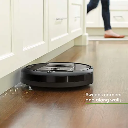 iRobot Roomba i7  (7550) Robot Vacuum with Automatic Dirt Disposal-Empties Itself, Wi-Fi Connected, Smart Mapping, Works with Alexa, Ideal for Pet Hair, Carpets, Hard Floors, Black
