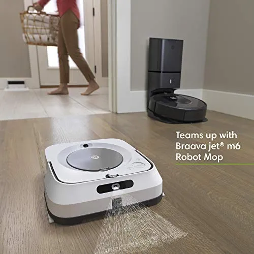 iRobot Roomba i7  (7550) Robot Vacuum with Automatic Dirt Disposal-Empties Itself, Wi-Fi Connected, Smart Mapping, Works with Alexa, Ideal for Pet Hair, Carpets, Hard Floors, Black