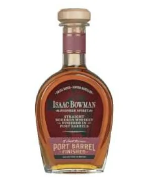 Isaac Bowman Pioneer Spirit Port Barrel Finished Straight Bourbon 750 ml