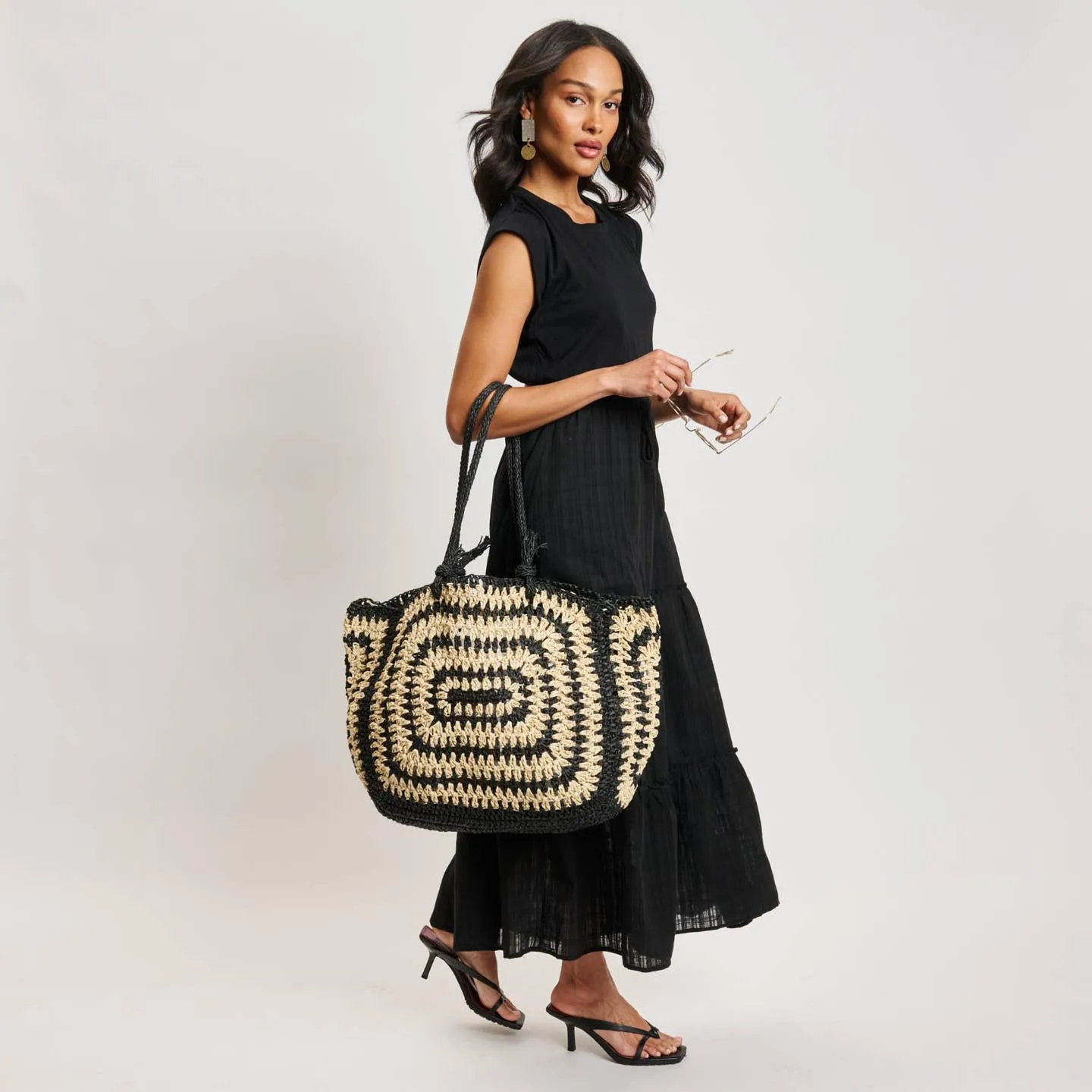 Isla Straw Beach Tote