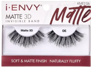 Kiss  Envy Matte 3D Invisible Band Eyelashes- KMEI06