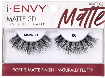 Kiss  Envy Matte 3D Invisible Band Eyelashes- KMEI06