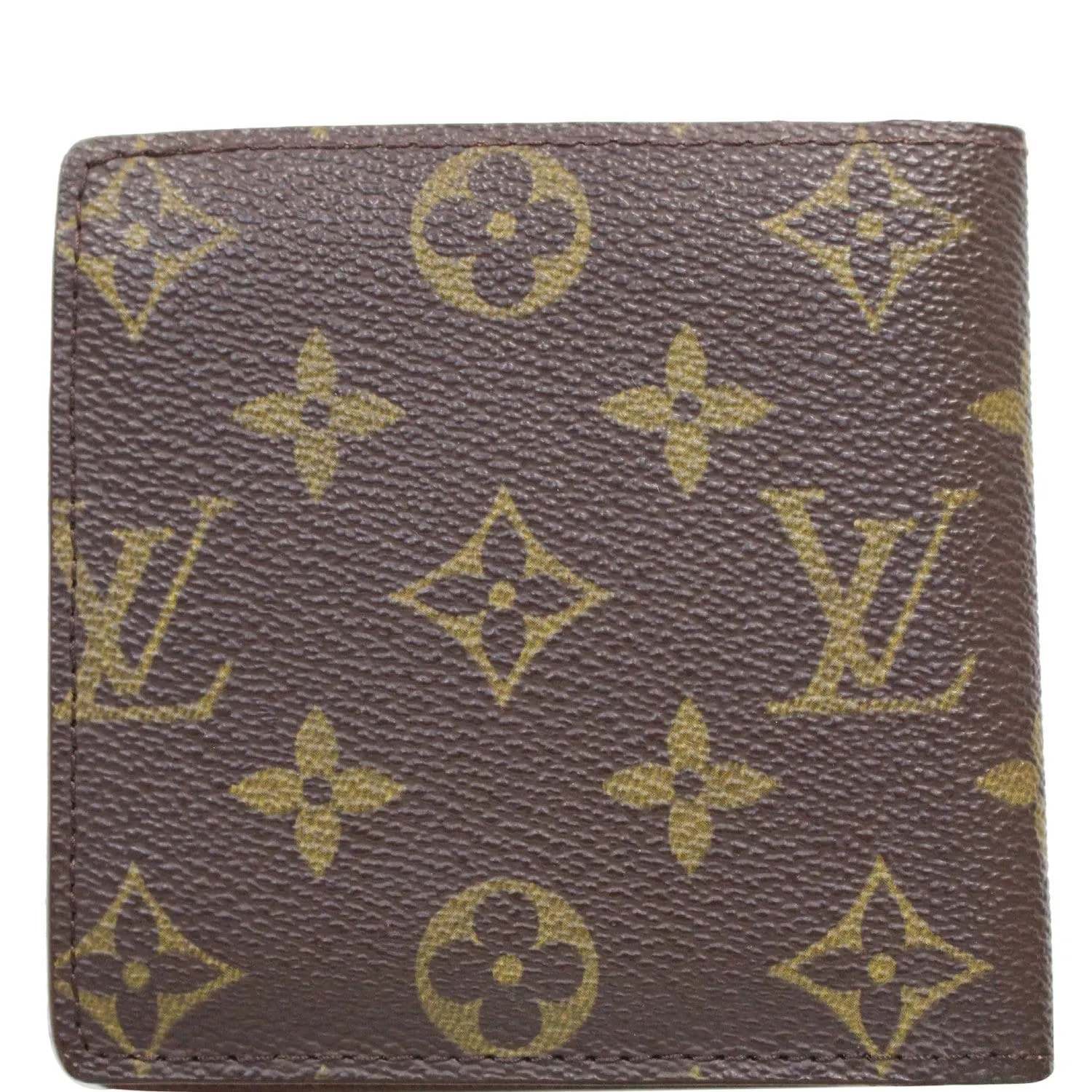 LOUIS VUITTON Marco Monogram Canvas Bifold Wallet Brown - 15% OFF