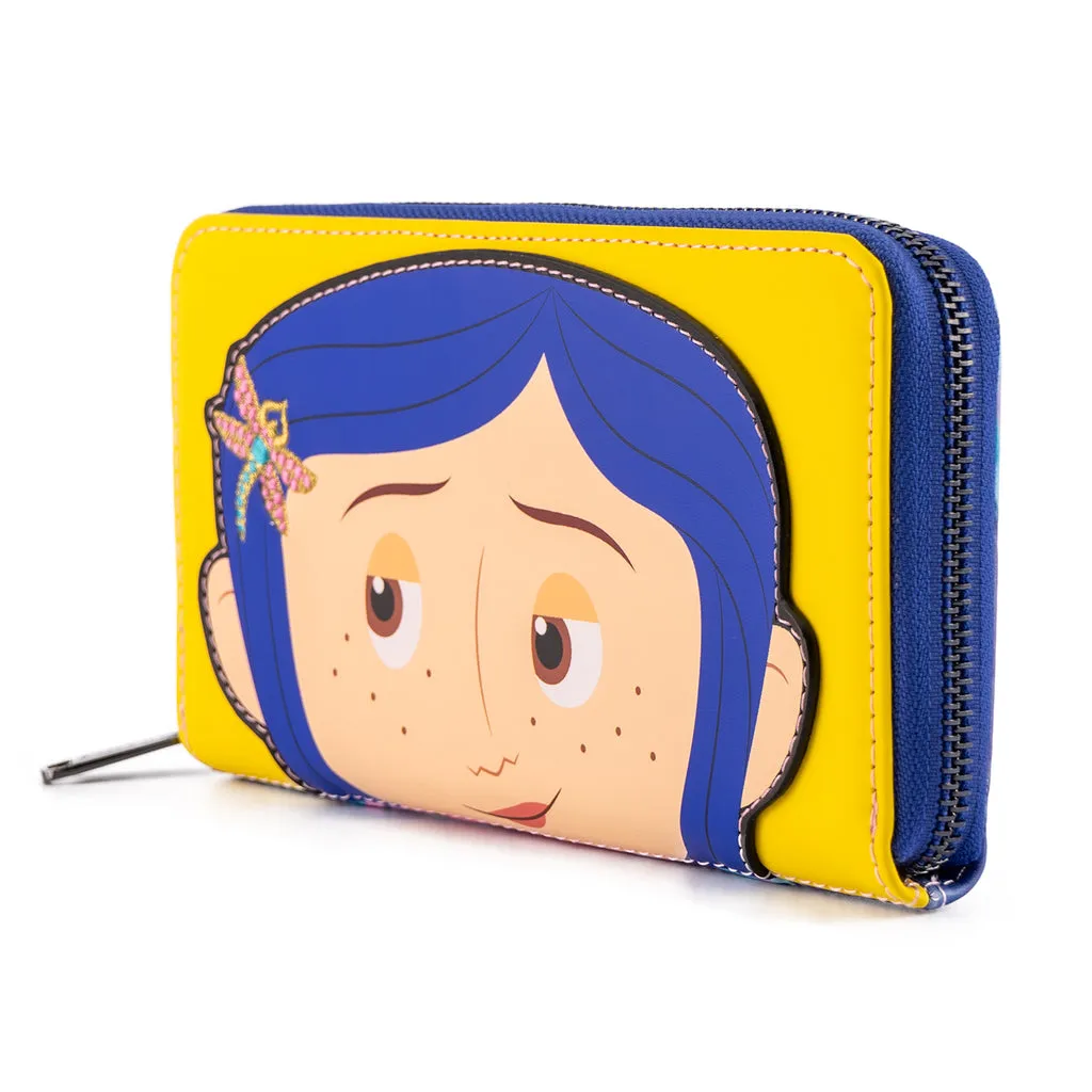 Loungefly Laika Coraline Raincoat Cosplay Zip Around Wallet