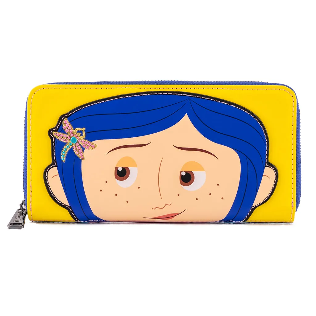 Loungefly Laika Coraline Raincoat Cosplay Zip Around Wallet