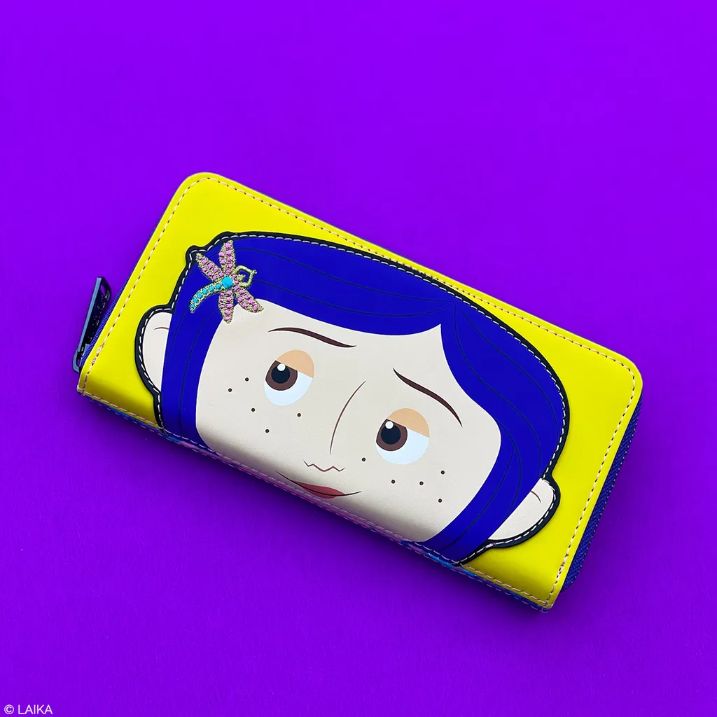 Loungefly Laika Coraline Raincoat Cosplay Zip Around Wallet