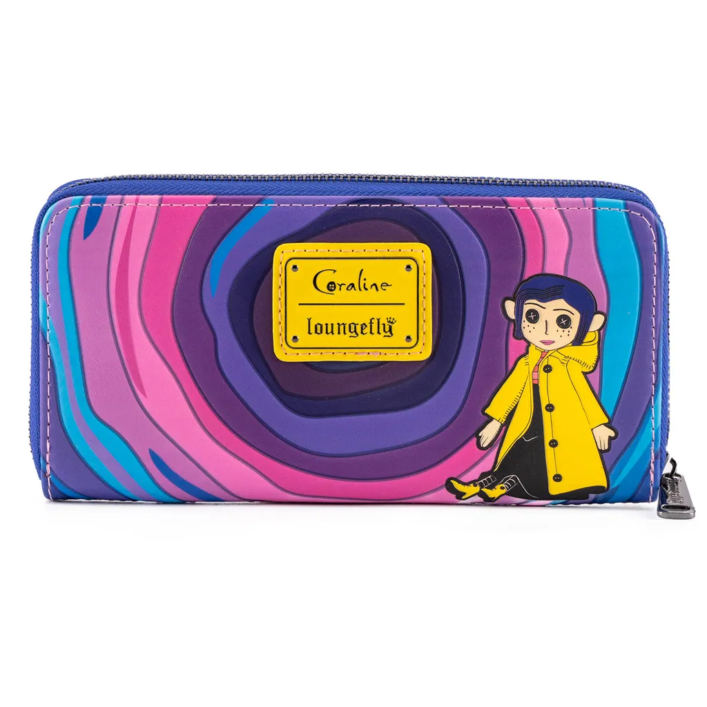 Loungefly Laika Coraline Raincoat Cosplay Zip Around Wallet