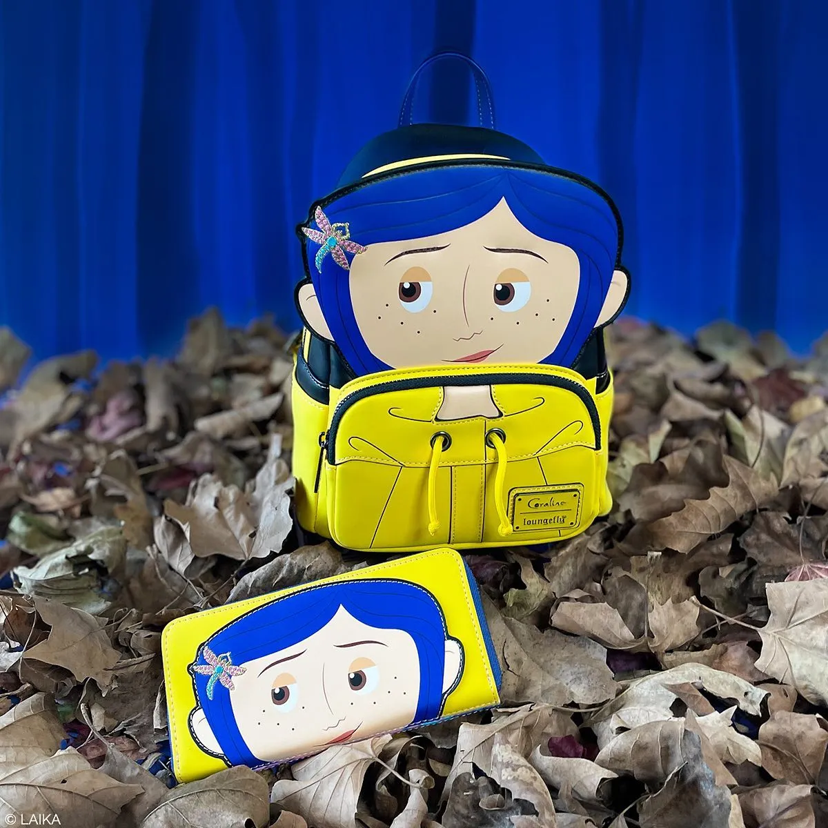 Loungefly Laika Coraline Raincoat Cosplay Zip Around Wallet