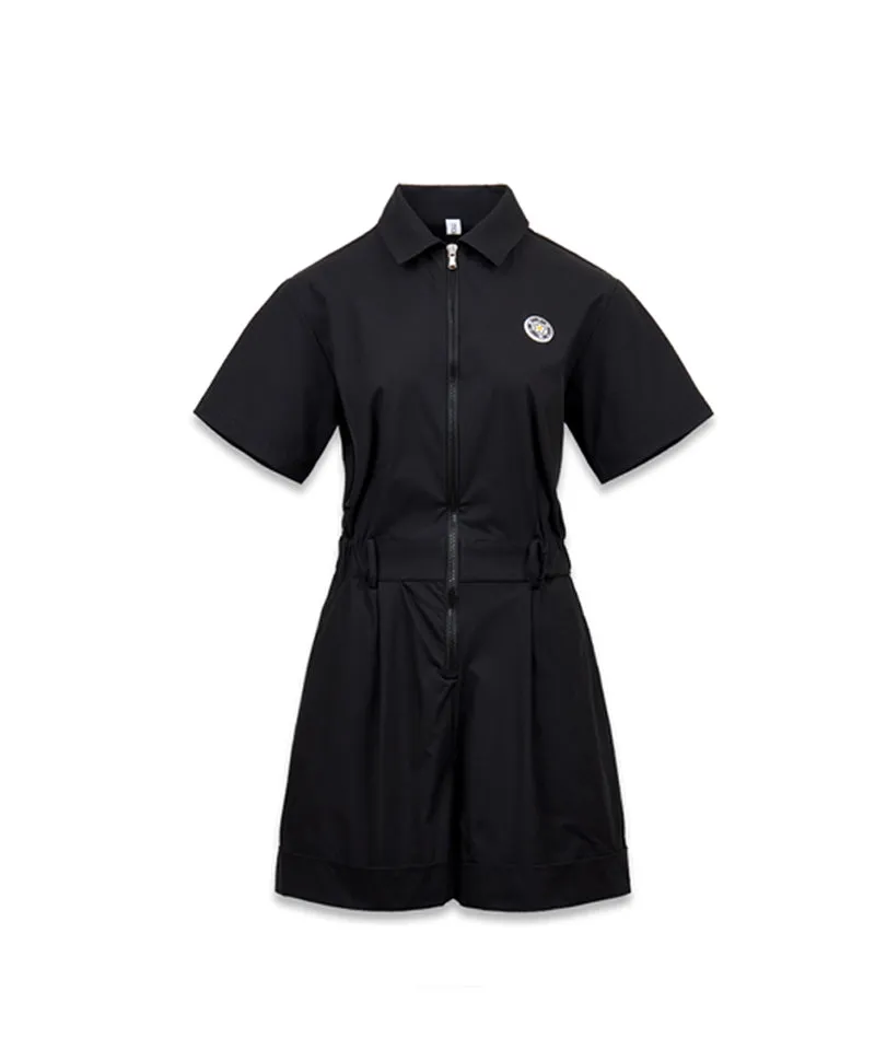 MACKY Golf: Safari Zip-Up Jumpsuit - Black