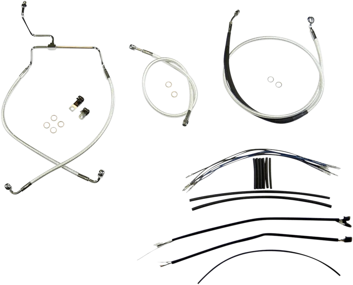 Magnum 387912 Sterling Chromite II Handlebar Installation Kit for 15-17in. Ape