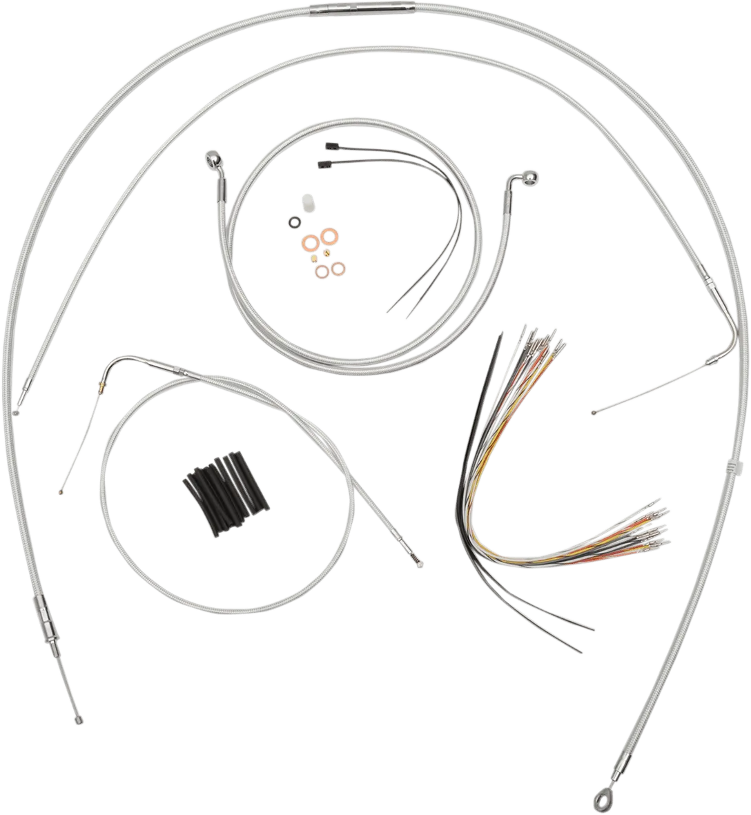 Magnum 387912 Sterling Chromite II Handlebar Installation Kit for 15-17in. Ape