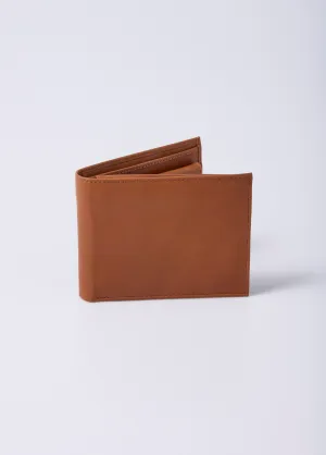 Men's wallet in matte grained leather