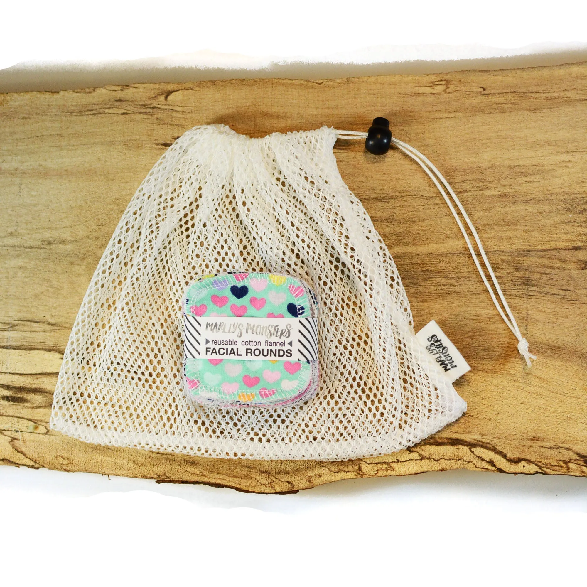MESH LAUNDRY BAG & FACIAL ROUNDS SET