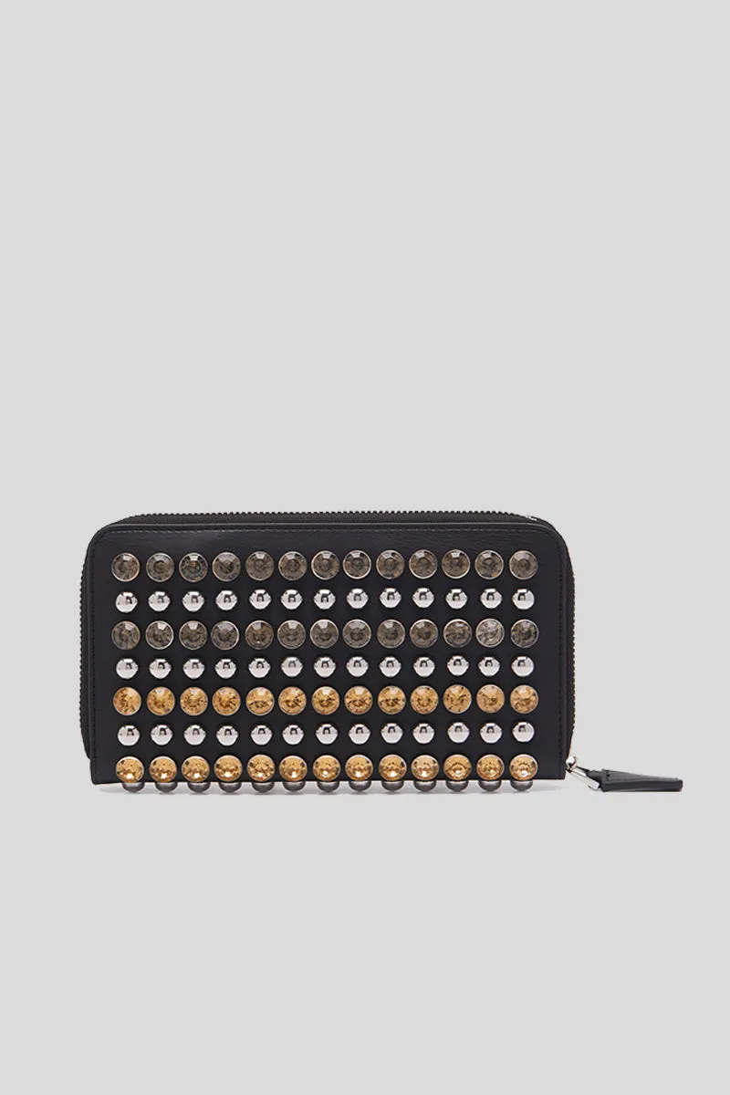Mirror Big Wallet Synthetic - Black Combi Fumè
