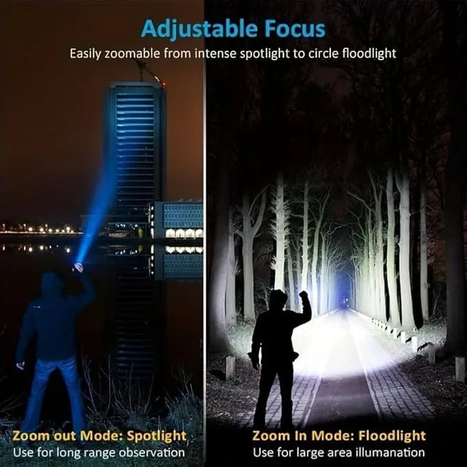 MODOAO LED Flashlights with 3 Modes Pocket Torch Penlight with Clip Zoomable -Led Pen Flashlight for Camping Outdoor Use (4 Pack)