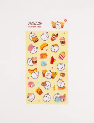 Molang 3D stickers board COMFORT FOOD
