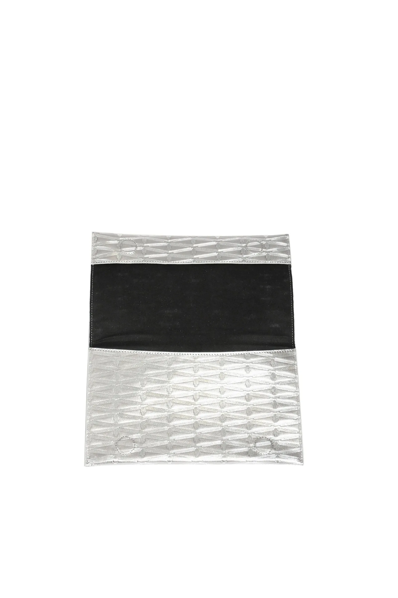 Monogram Metallic Leather Clutch