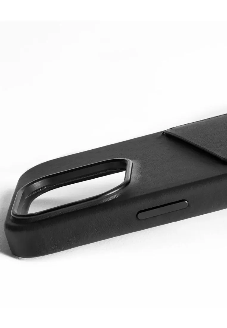 Mujjo Full Leather Wallet Case for iPhone 16 Pro