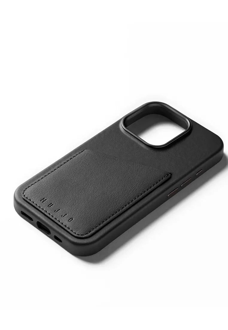 Mujjo Full Leather Wallet Case for iPhone 16 Pro