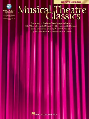 MUSICAL THEATRE CLASSICS BAR/BASS BK/CD