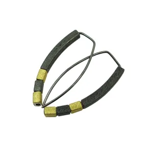 Mysterium Collection Black & Gold Earrings