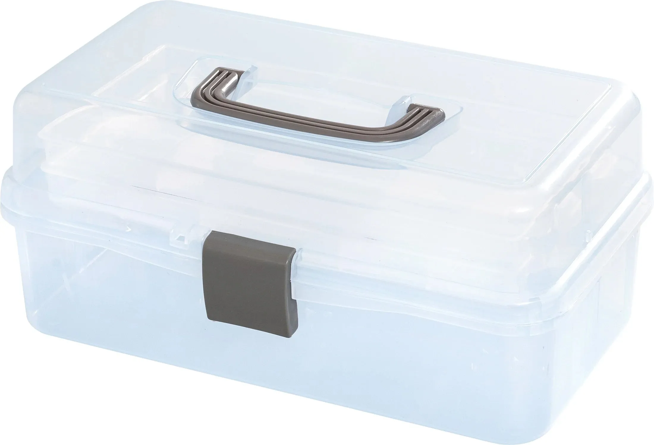New American Crafts We R Craft Tool Box Translucent Plastic Storage Case