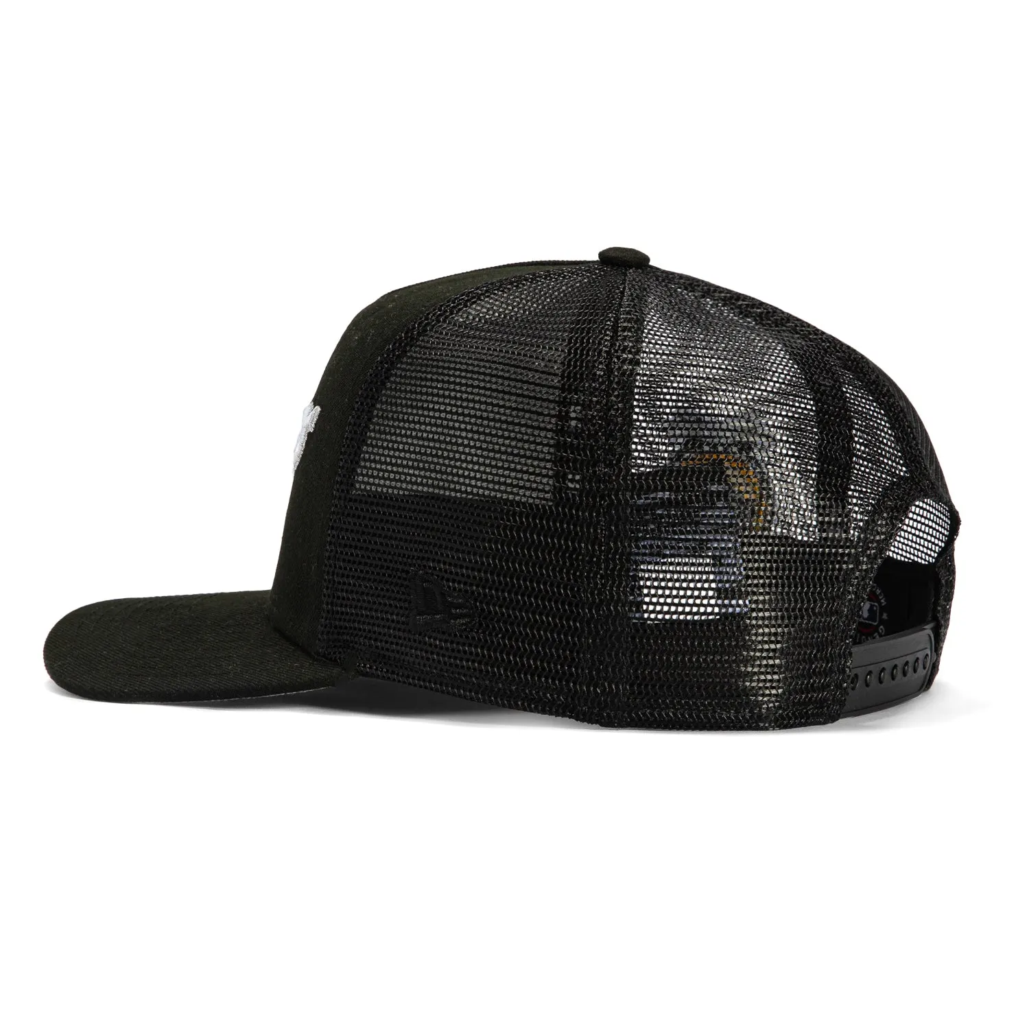 New Era 9Fifty A-Frame Chicago White Sox 1996 Spring Training Patch Snapback Script Hat - Black