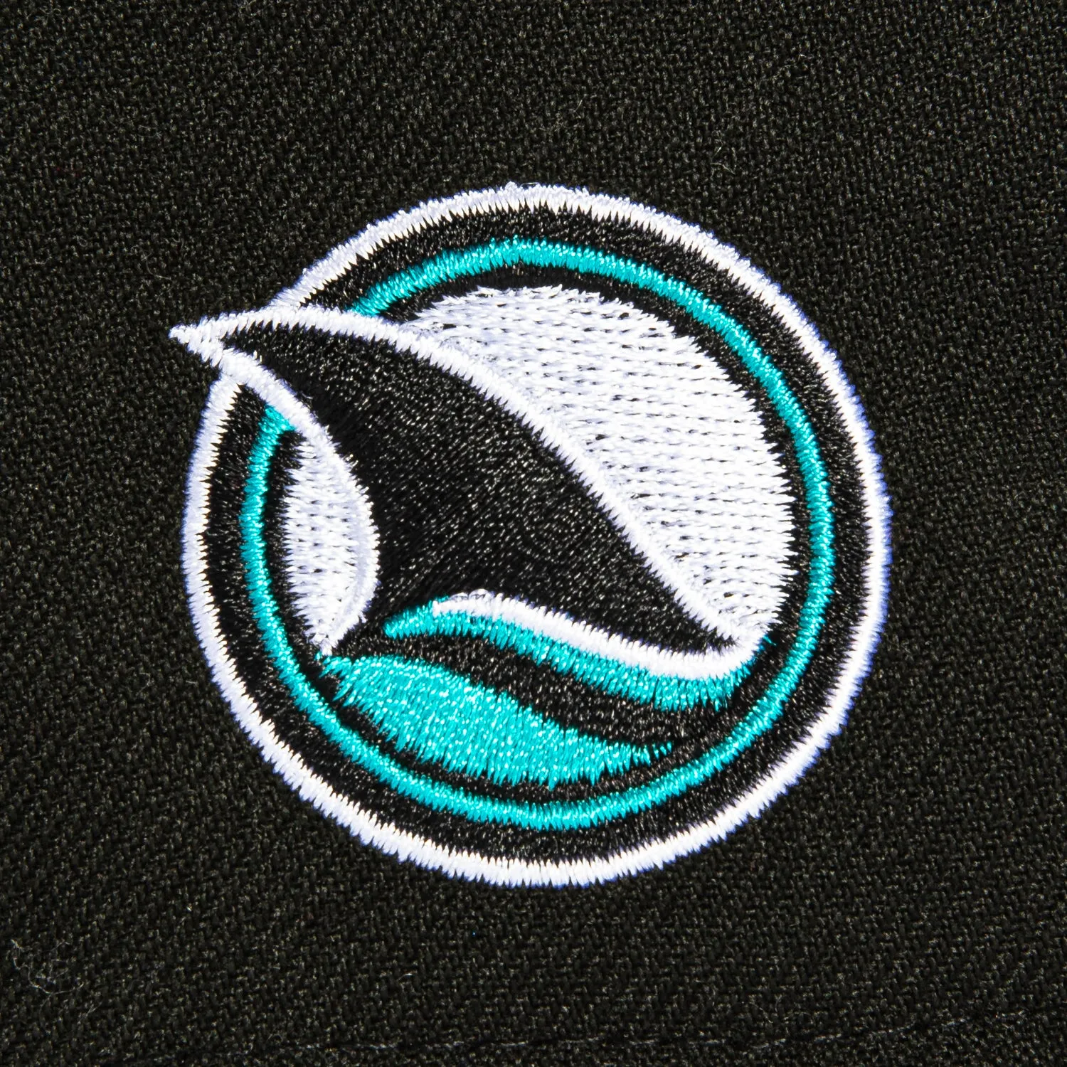 New Era 9Fifty A-Frame San Jose Sharks Logo Patch Snapback Tiburones Hat - Black