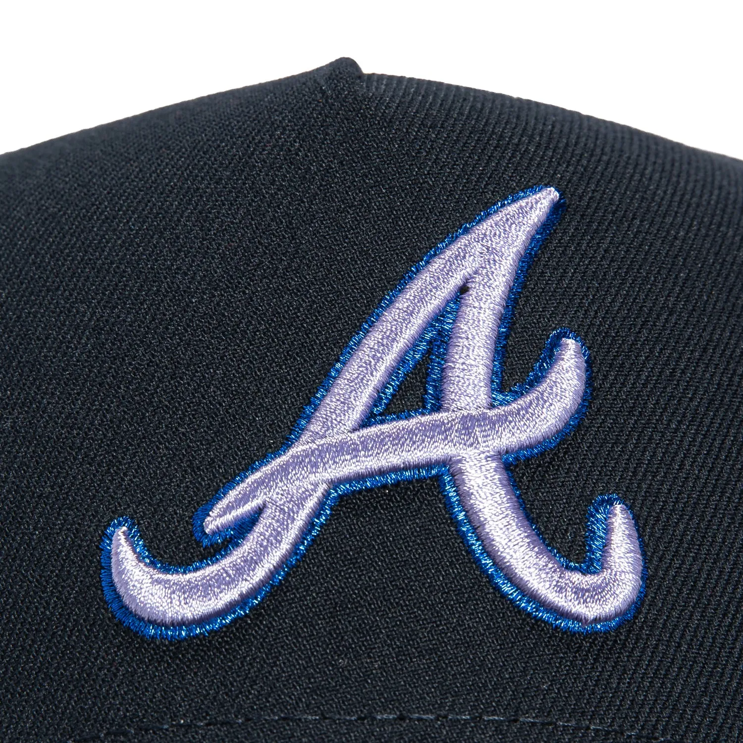 New Era 9Forty A-Frame Atlanta Braves 1999 World Series Patch Snapback Hat - Navy