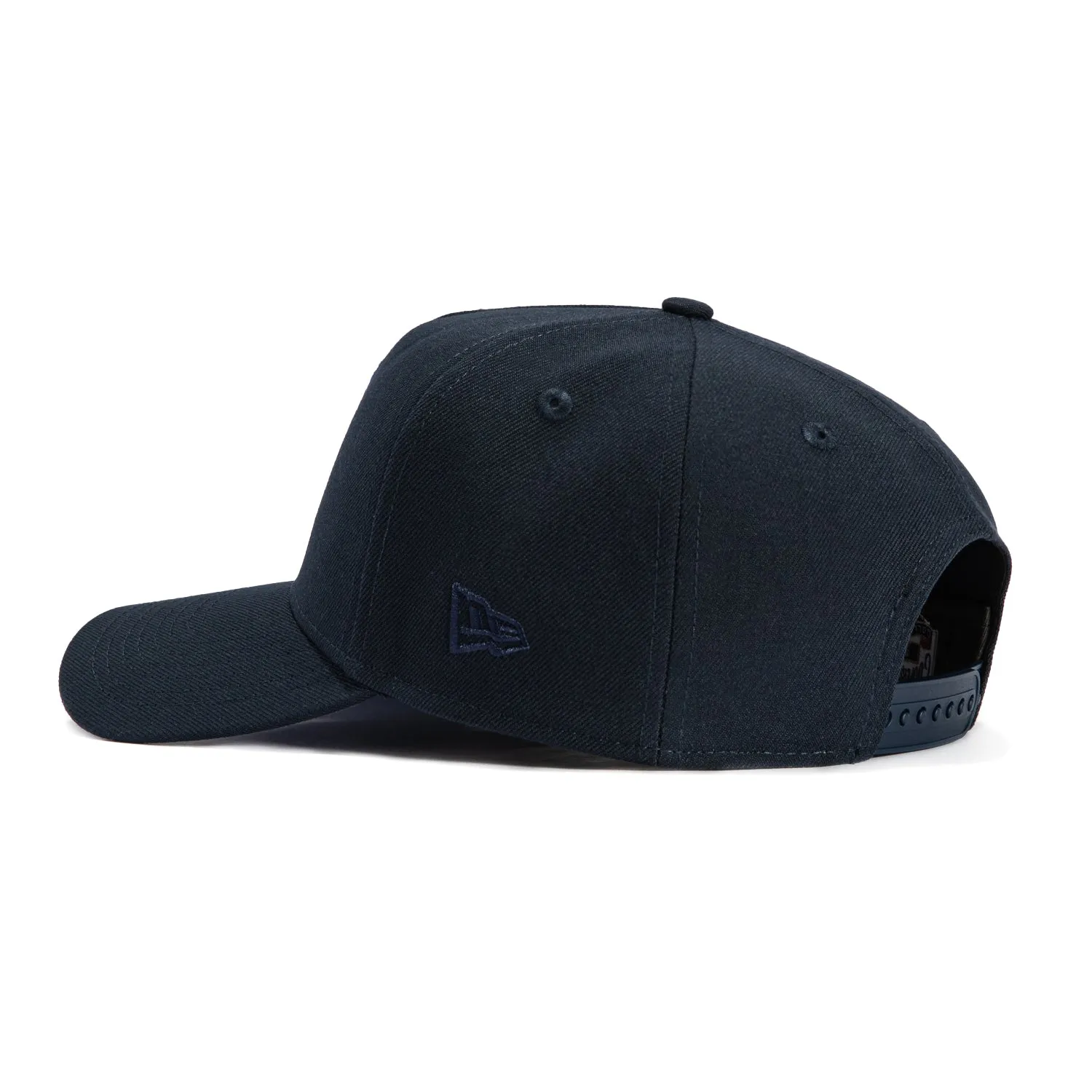 New Era 9Forty A-Frame Atlanta Braves 1999 World Series Patch Snapback Hat - Navy