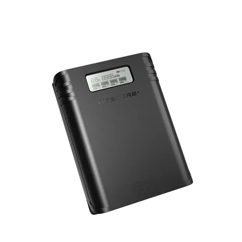 Nitecore - F4 Four-Slot Flexible IMR/Lithium-Ion Battery Charger/Mobile Phone Power Bank