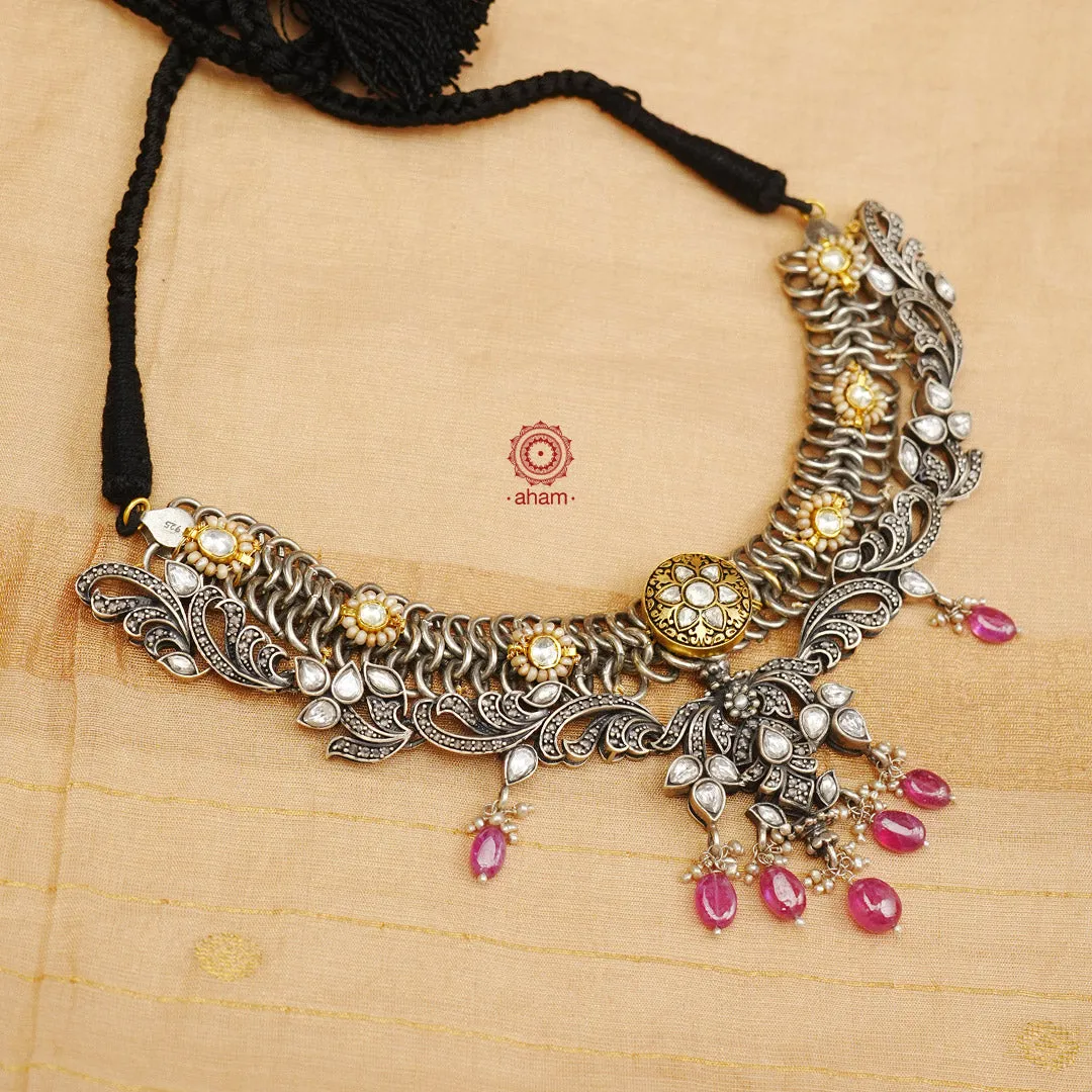 Noori Dual Tone Silver Set