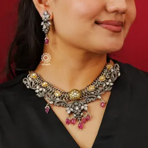 Noori Dual Tone Silver Set