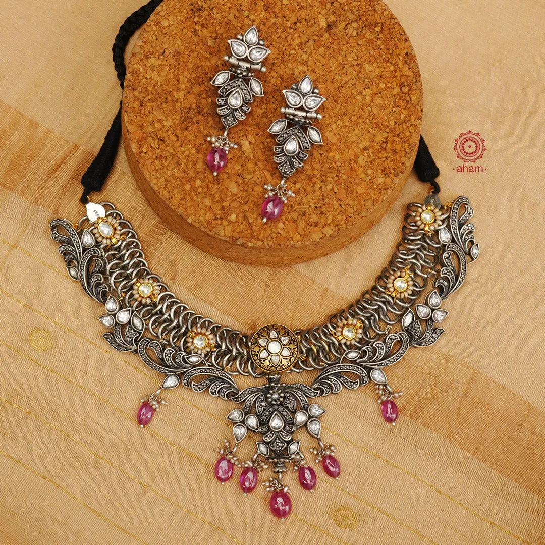 Noori Dual Tone Silver Set
